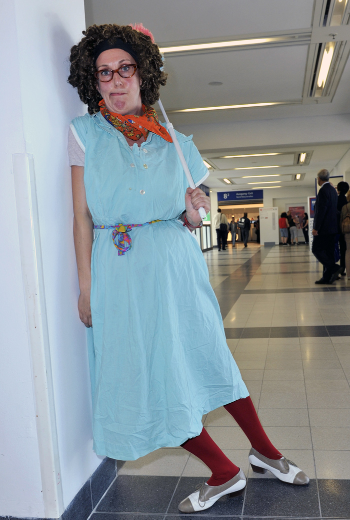 Bibliotheksführung mit Putzfrau Illona